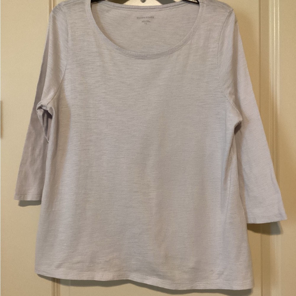Eileen Fisher Light Blue Top